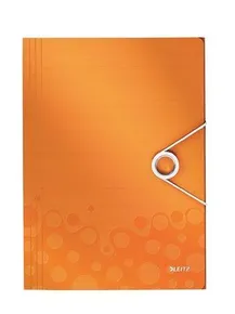 Pásky na spisy Leitz WOW, metalická oranžová